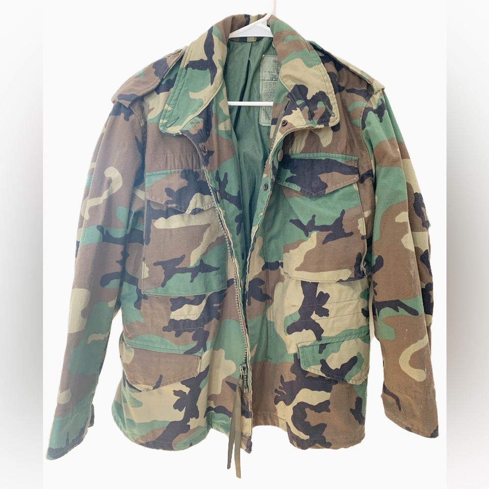 Mens camo heavy jacket